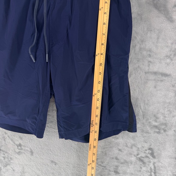 RHONE Men Navy Blue Athletic Shorts with Liner Size Medium M Running Gym Workout - Picture 5 of 7